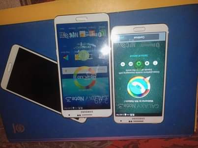 A picture of Samsung note 3 duo sim brand new