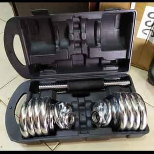 A picture of 15kgz Adjustable Dumbells