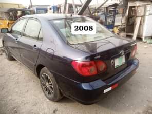 A picture of Kelly Automobiles NIGERIA USE TOYOTA COROLLA LE YEARS 2008 PRICE