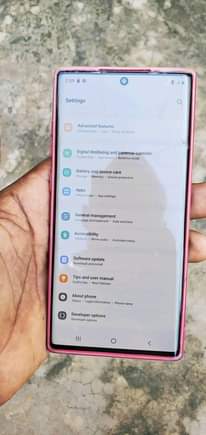 A picture of Samsung galaxy not10 plus