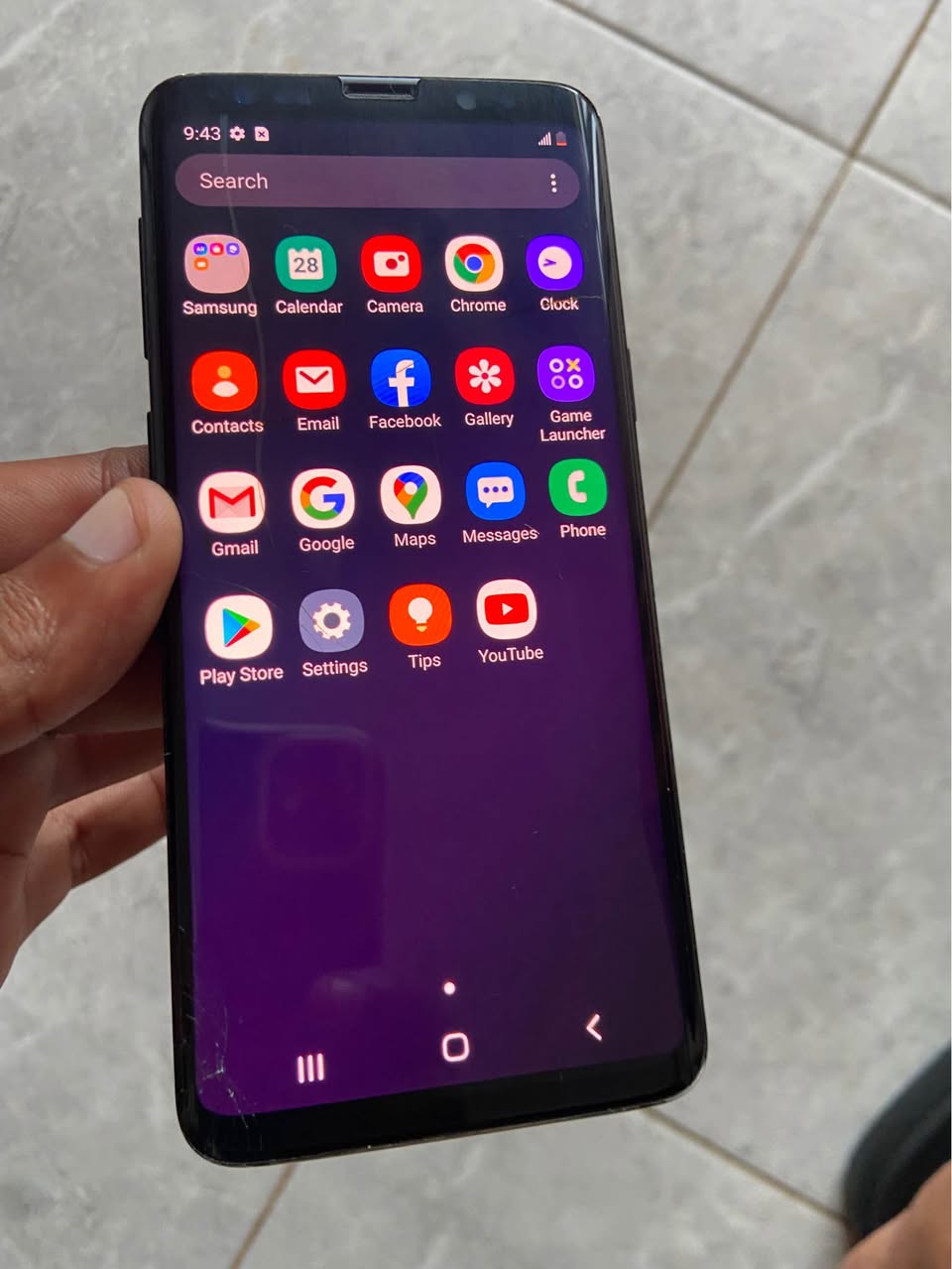 A picture of Samsung Galaxy S9