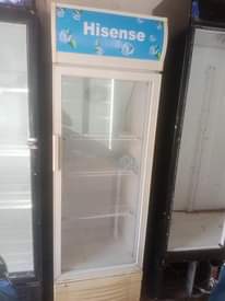 A picture of Hisense display fridge