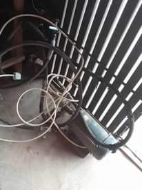A picture of 50 60Kg Gas Cylinder with Scale and Gas pumping machine