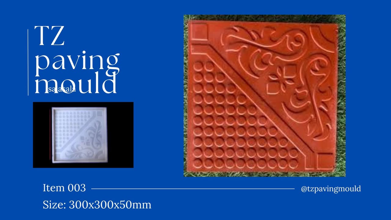 A picture of paving mould