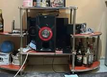 A picture of Bed mattress TV stand
