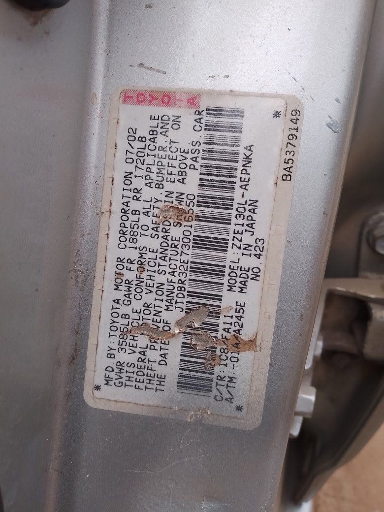 A picture of 2002 Used Toyota Corolla