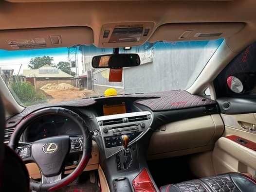 A picture of DISTRESS SALE REGISTERED MAKE LEXUS MODEL RX350 YEAR 2012 Facelift