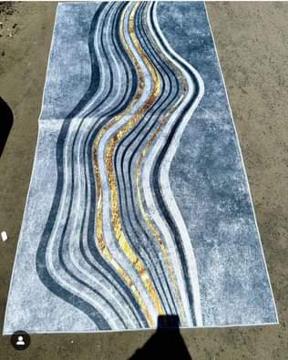 A picture of 3D bedside carpets