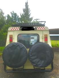 A picture of Land Cruser War Bus
