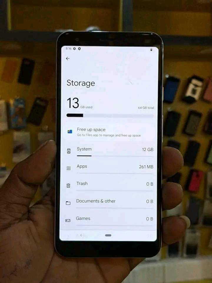 A picture of Pixel 3a xl