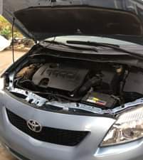 A picture of Clean Nigerian Used Skye Blue Toyota Corolla 2009 2010