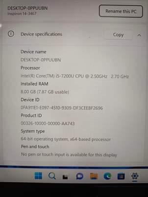 A picture of DELL LATITUDE 7TH GEN