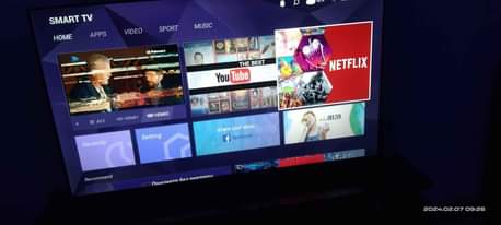 A picture of Frameless LG 65 inches Smart TV