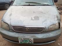 A picture of Honda Odyssey shuttle bus