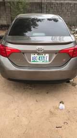 A picture of Sharp Corolla S 2015 upgraded to 2018 going for 5M