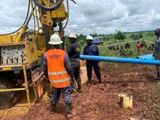 A picture of Borehole or pressure pump well