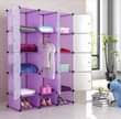 A picture of 3 column Plastic wooden closets