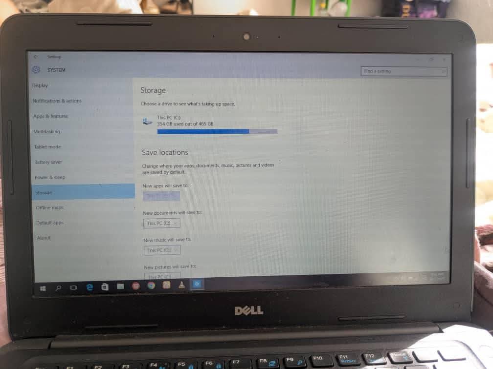 A picture of Dell Laptop