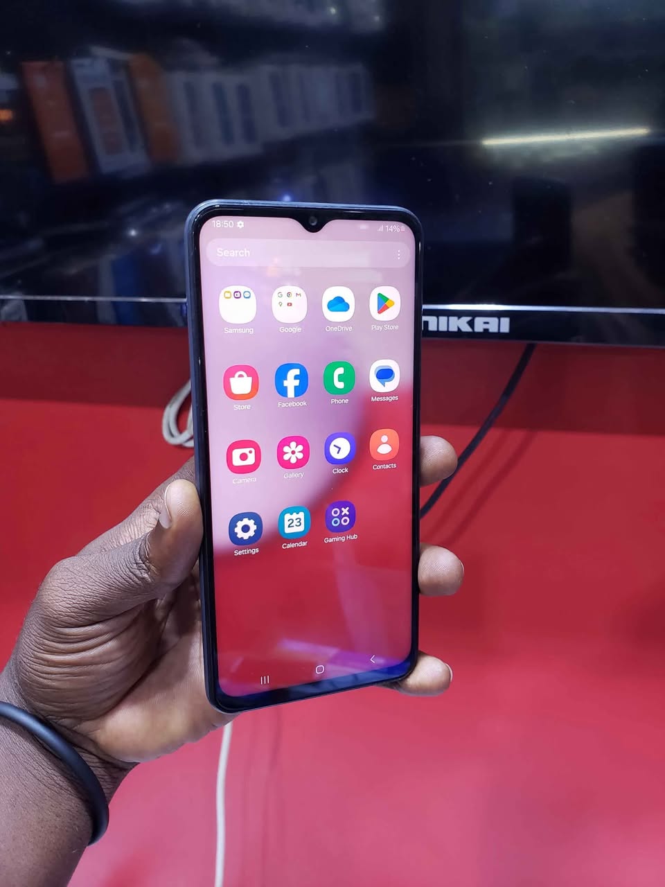 A picture of Samsung galaxy A13 At 280k Storage 64gb 4gb rm Call