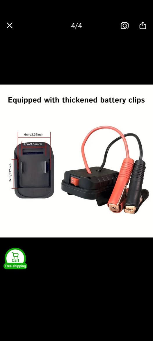 A picture of For Makita portable car jump start and power Bank