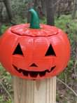 A picture of 9 jack o lantern pumkin led Halloween decoration indoor outdoor