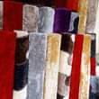 A picture of Fruffy and non Center carpets in different sizes