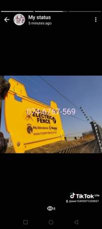 A picture of Huduma za kufunga cctv camera na electric fence installation tupigie