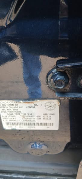 A picture of Registered Acura MDX 2010