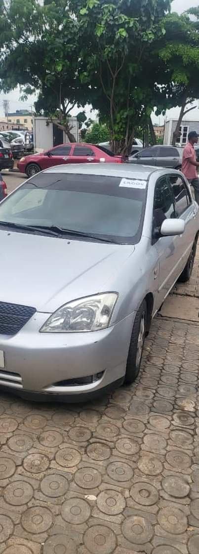 A picture of Six months used Toyota Corrola hatchback 2004 model aka Obama