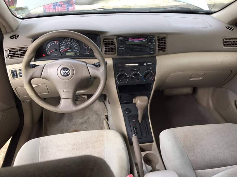 A picture of TOKUNBO Toyota Corolla YEAR MODEL 2004 TRANSMISSION Automatic CONDITION Buy