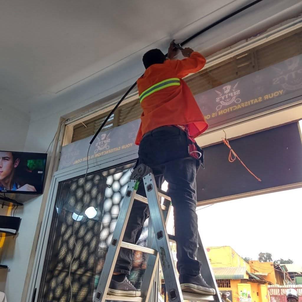 A picture of CCTV camera installations