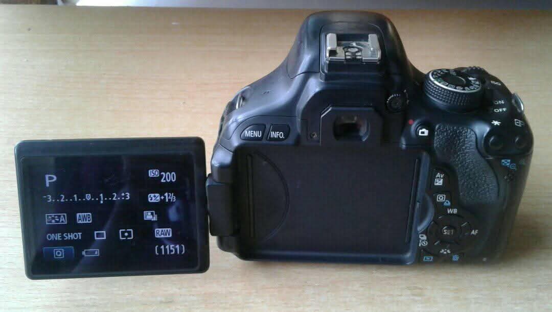A picture of Canon 600D