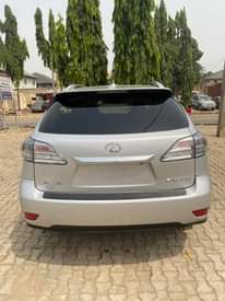 A picture of Rx 350 2010 model silver colour everything intact Rx 350