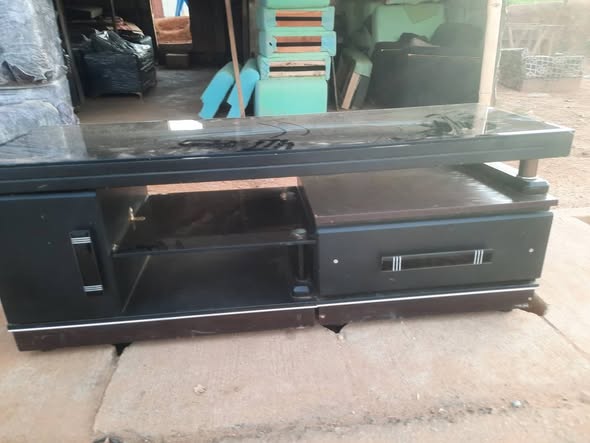 A picture of very clean and Neatly use foreign tv stand for sale