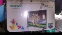 A picture of Hisense 32 inch digital box stand remote everything is available