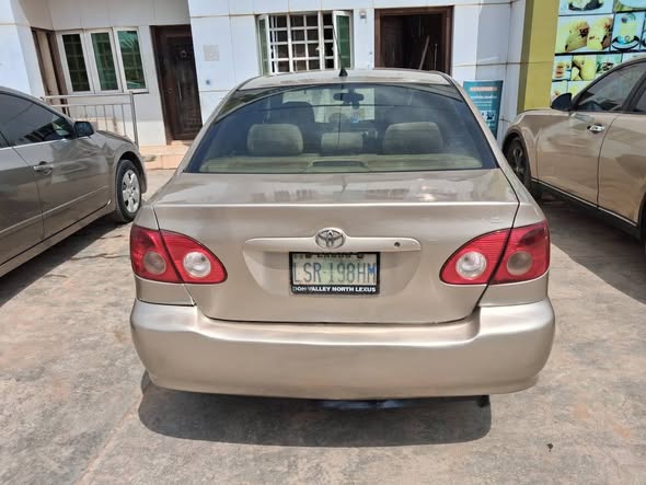 A picture of Toyota corolla