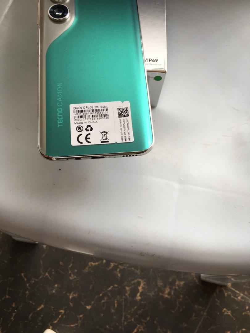 A picture of Tecno camon 40 pro