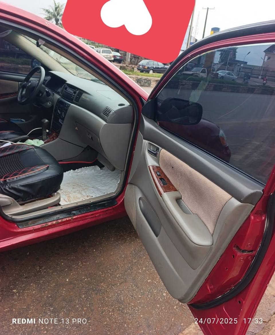 A picture of Partly first body corolla American spec 3.850 settlement 280k.