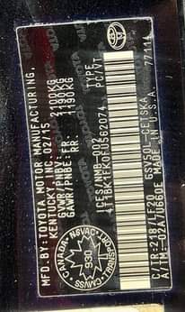 A picture of 2015 Toyota camry Camry 18417