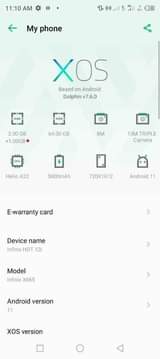 A picture of INFINIX HOT 12i