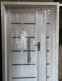 A picture of Iron doors