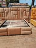 A picture of 6 6 puzzled bed