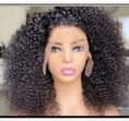 A picture of 100 human hair and budget hair