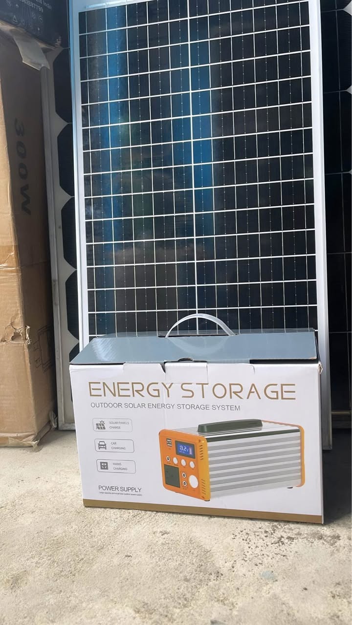 A picture of Solar generator 300watts