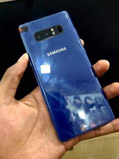 A picture of Samsung Galaxy Note 8 at 480k 64gb storage Call or