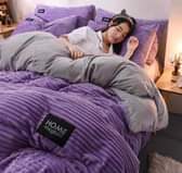 A picture of Coral Velvet Duvet 