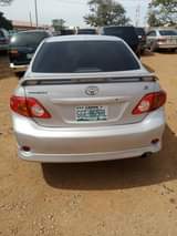 A picture of TOYOTA COROLLA 2009 MODEL