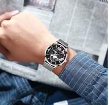 A picture of 3PCS MENS WRISTWATCH NECKLACE