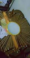 A picture of wall mirror decorations