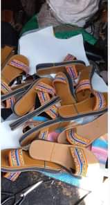 A picture of Leather sandals on sale